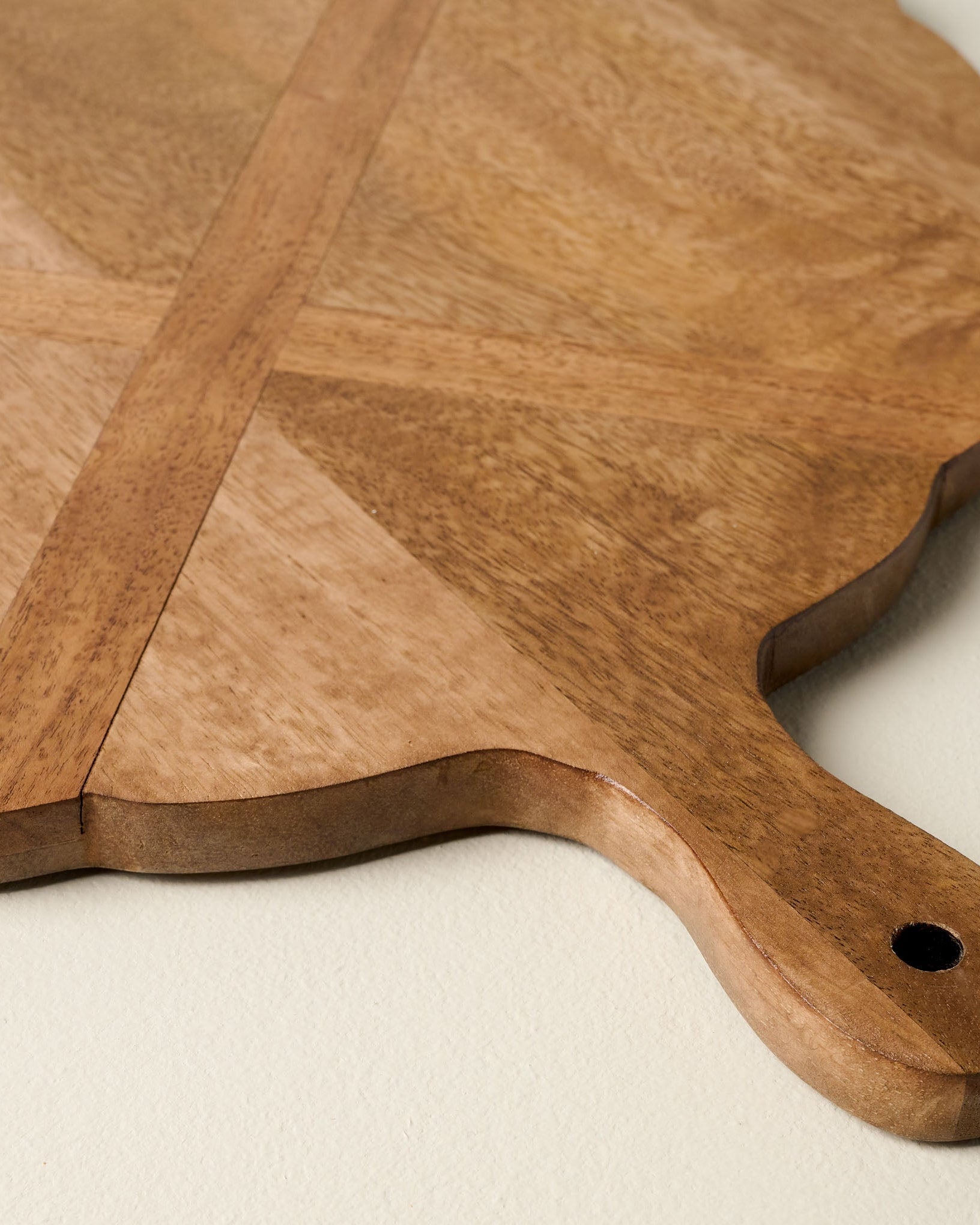Antiqued Wood Large Oval Serving Board