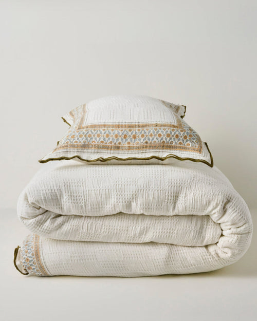 Clemence Block Print Duvet Cover