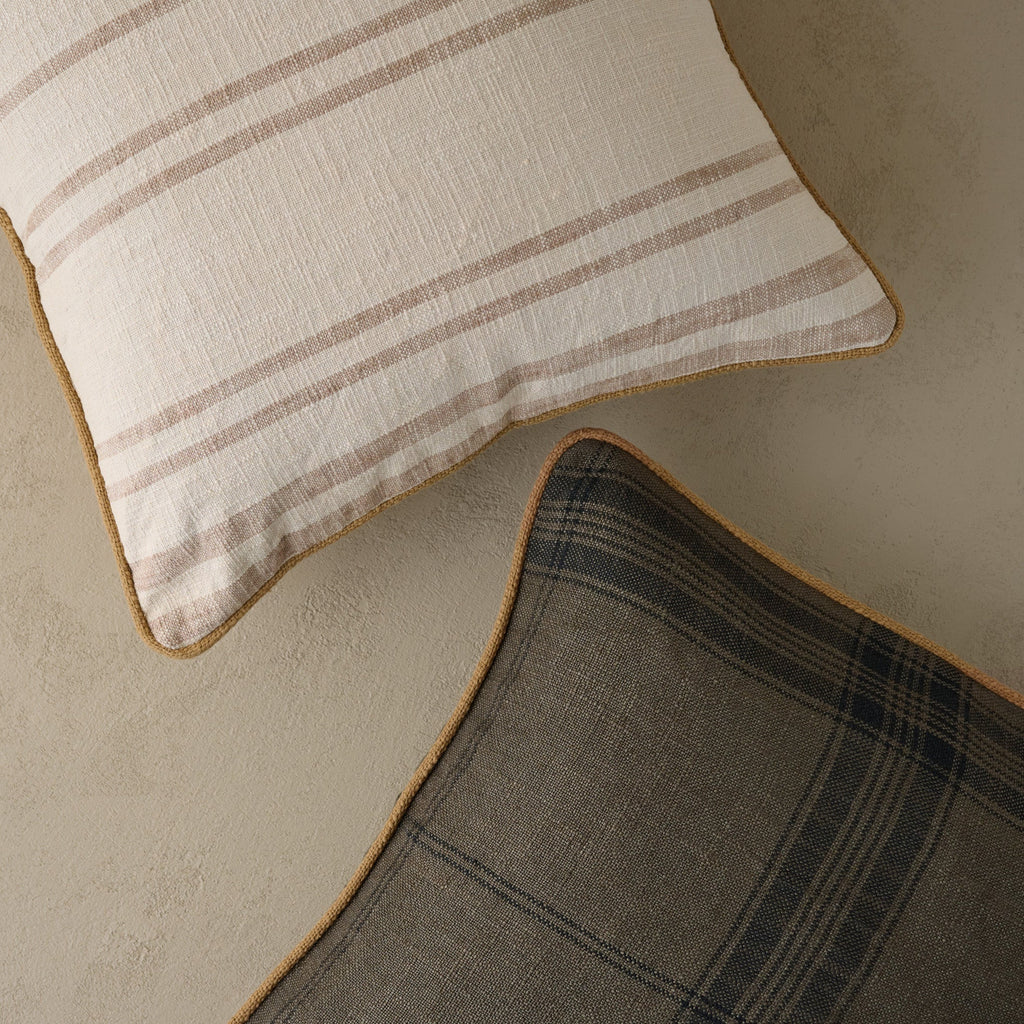 Vintage Plaid Pillow
