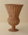 Woven Rattan Footed Vessel
