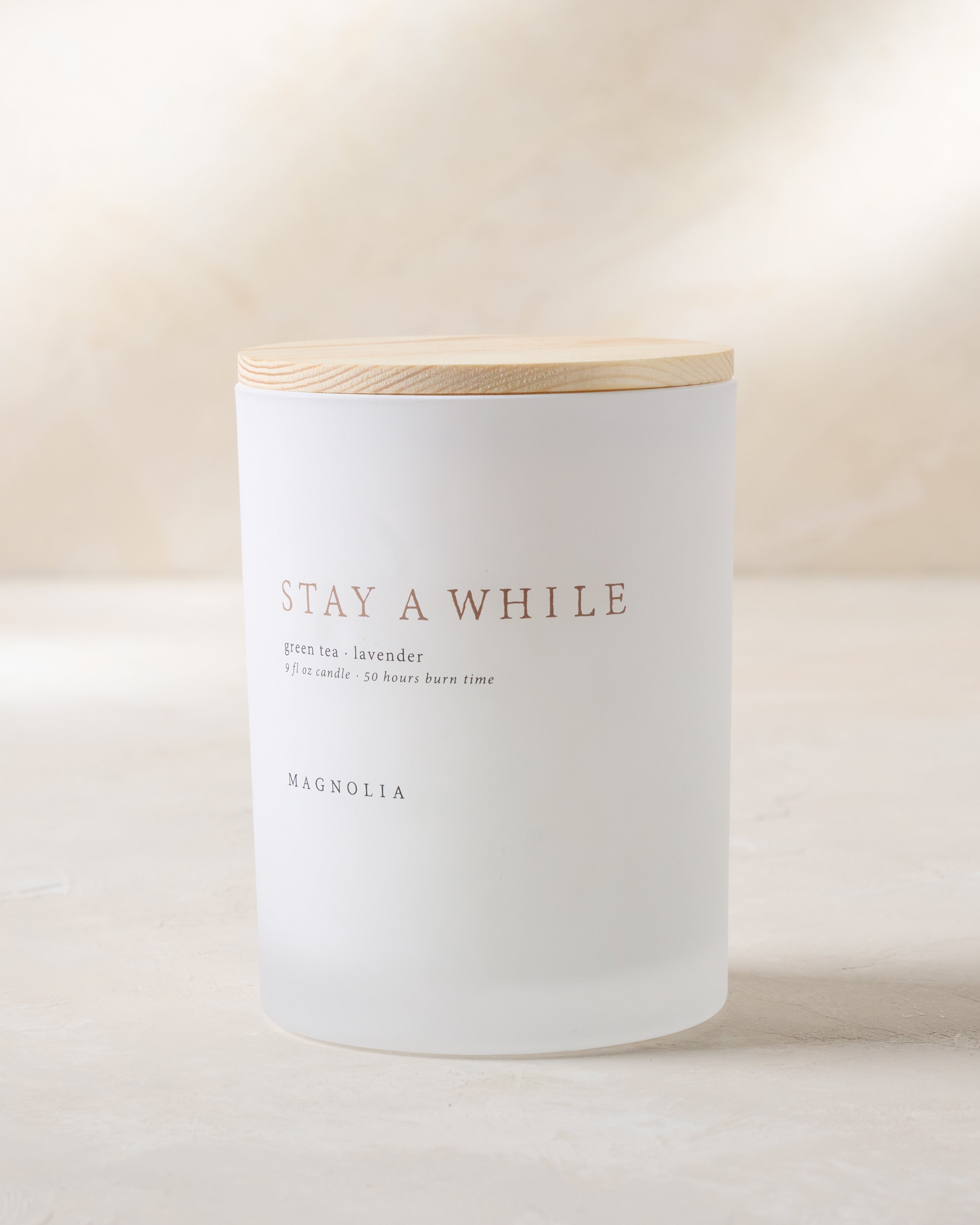 Magnolia Stay a While Candle