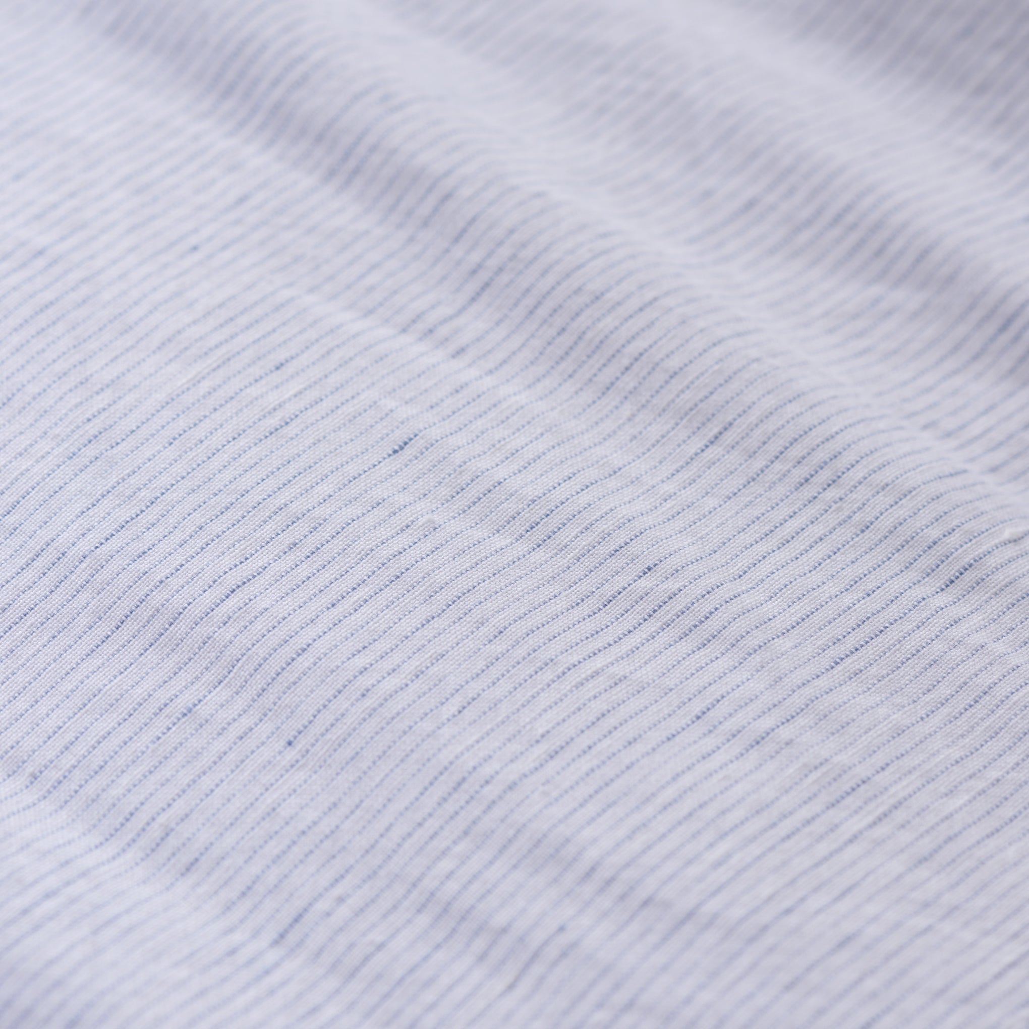 White Stripe Linen Cotton Duvet Cover